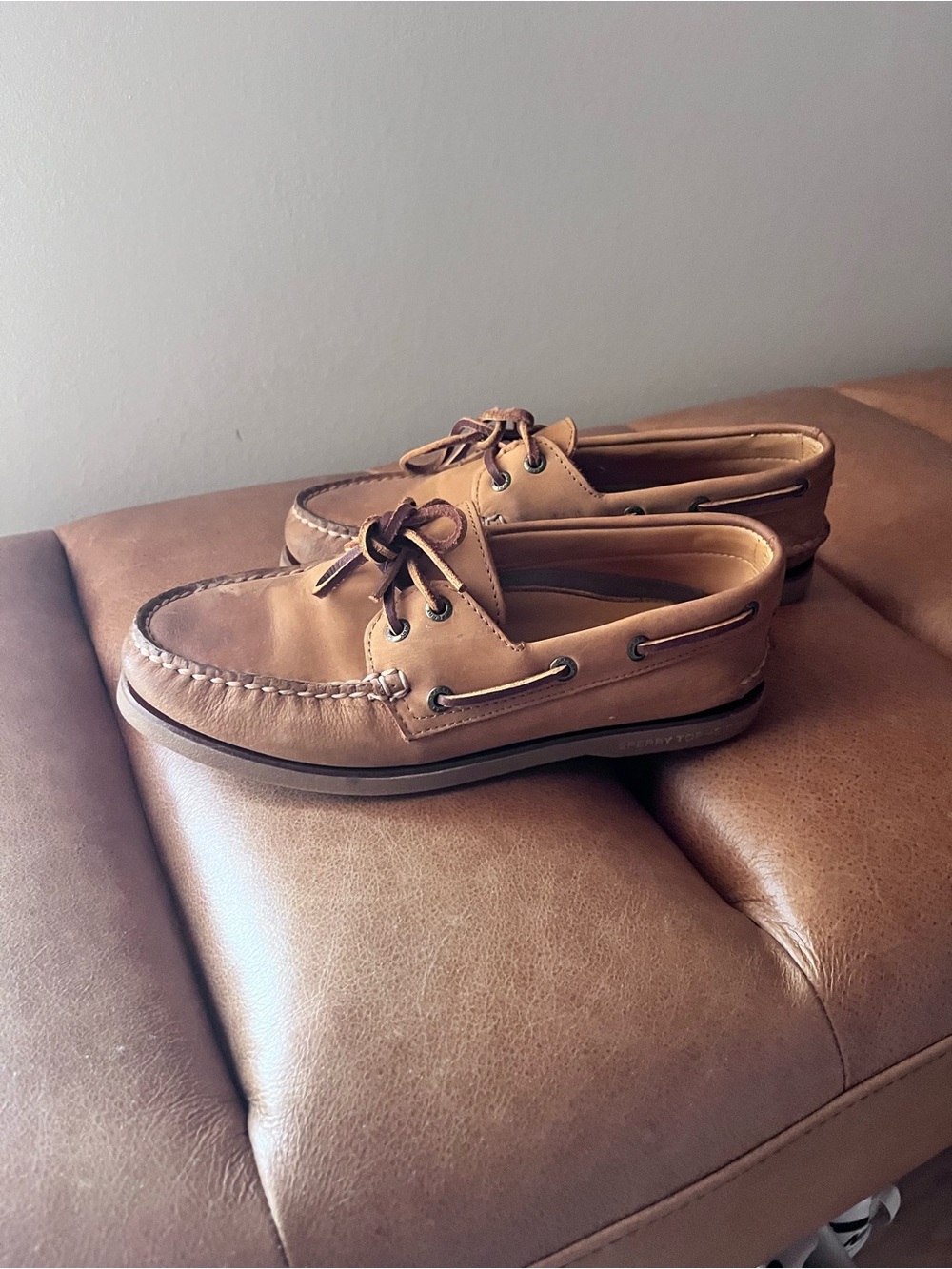 Sperry Kids Light Brown Boat Shoes